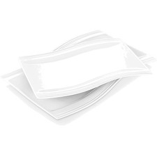 Porzellan Teller Set, Speiseteller, Servierplatten, Essgeschirr, Geschirrset