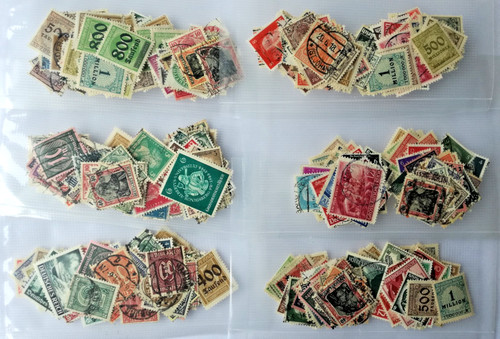 Lot mit 100 - , briefmarken
