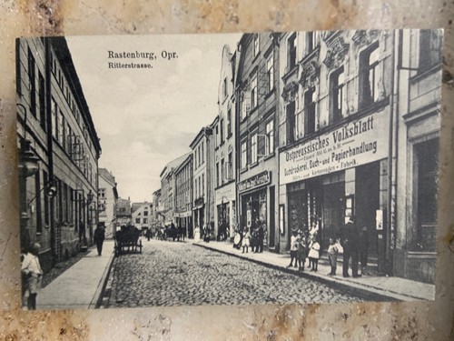 Rastenburg ostpreußen - ak,