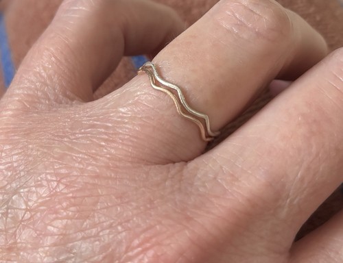 Ring 585 14k roségold - 585, +
