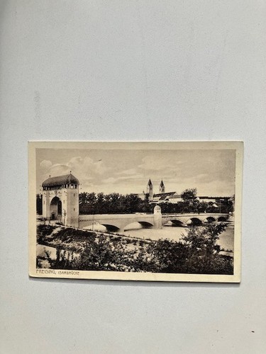 Freising alte isarbrücke - -,