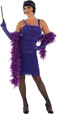 Lila 20er jahre flapper - 20er,
