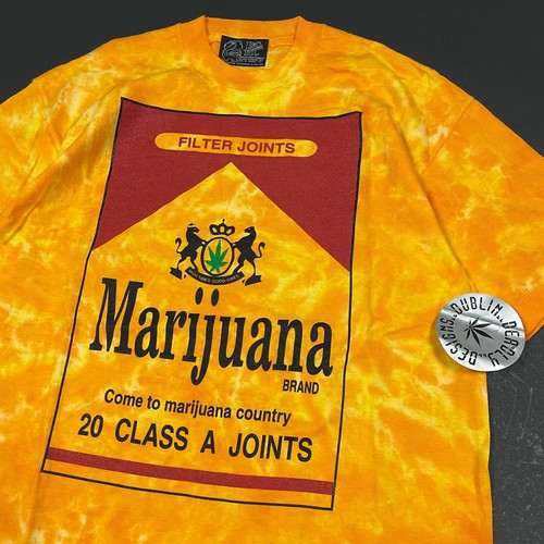 Vintage 90s marijuana shirt - vintage,