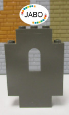 F10/11) Lego 1x 4444 Ritterburg Paneel Wand Mauer alt dunkelgrau 6091 6097 6098