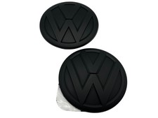 Original VW Emblem Set schwarz