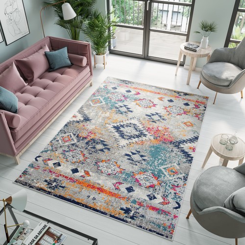 Modern teppich kurzflor - modern, bunt