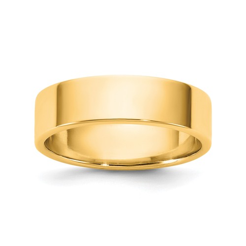 Flacher ehering aus karat - flacher,