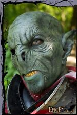 Larp Latex Maske - Wilder Ork grün - 59 - 61 cm  Epic Armoury