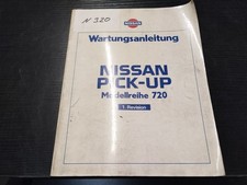N320 NISSAN Werkstatthandbuch Wartungsanleitung Pick-Up Modellreihe 720 1. Rev.