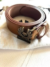 Original Cooler„ Belstaff“ Gürtel unisex edles braun 120cm lang - 4cm breit Edel