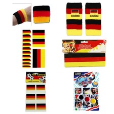 HAAC Schweißband Stirnband Hautaufkleber Schminke Deutschland Fußball 2024