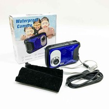 Heegomn wasserdichte Digitalkamera für Kinder, 16 MP Full HD 1080P, 8-facher