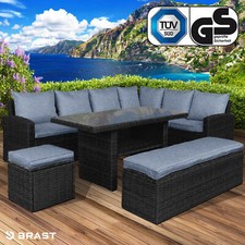 BRAST Poly Rattan Sitzgarnitur