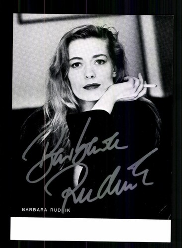 Barbara rudnik autogrammkarte - rudnik,
