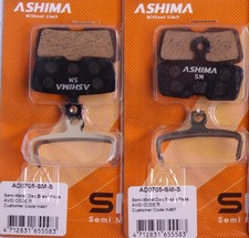 Avid Code R, Code (2011-2014)  SRAM 2Paar VR+HR Semi Metal Bremsbeläge Ashima