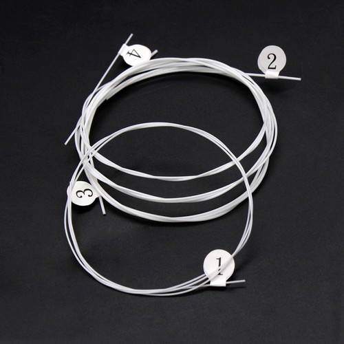 4pcs clear ukulele - 4pcs, ukulele-string