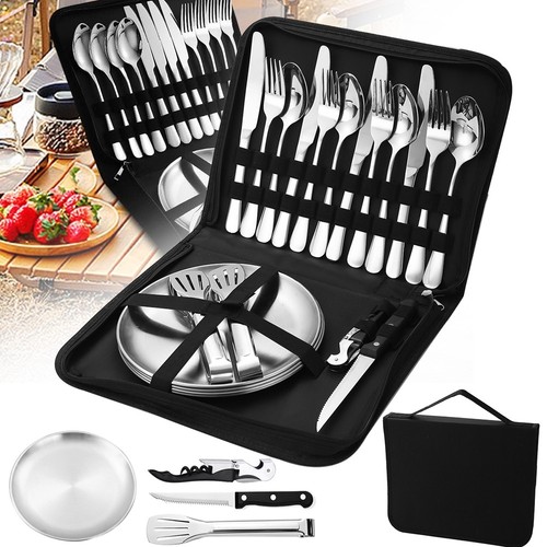 Campingbesteck set für - campingbesteck,