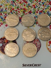 8 AIDA Token, Wertmarken, Jetons  In Sehr Guten Zustand, Rar 