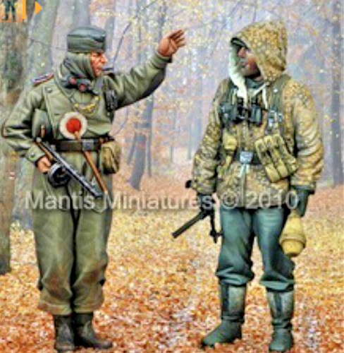 Resinfig 35 feldjäger - resinfig, 1/35