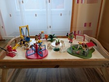Playmobil Spielplatz Meerschweinchen Karussell Schaukel Tor