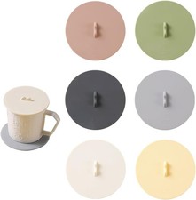 6 Stück Silikon Deckel für
