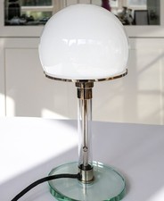 TECNOLUMEN-Wagenfeld WG 24, Bauhaus Leuchte, nach Originalversion, gebr.sehr gut