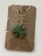 Handmade Handgefertigt Anhänger Resin Harz Glücksbringer Kleeblatt Hufeisen