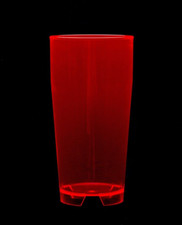 0,3L Kunststoff Mehrwegbecher Willibecher PC-Line leucht rot - Made in Germany