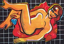 Elvira Bach handsigniert