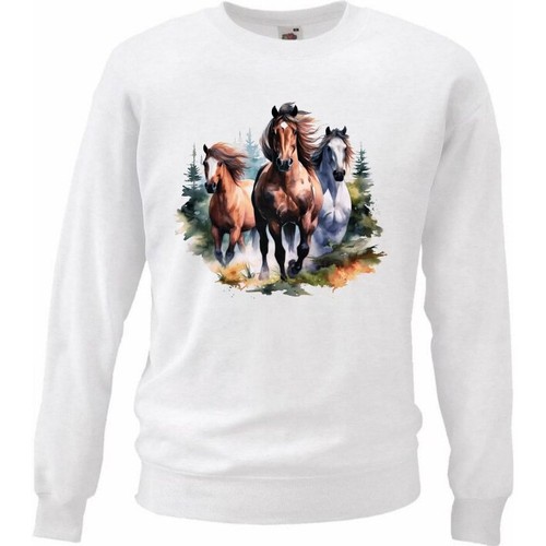Sweatshirt sweater pferde - sweater,