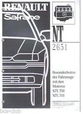 RENAULT 5-Zyl. MOTOR N7U Safrane Laguna Volvo Instandsetzung WERKSTATT HANDBUCH