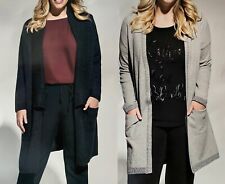 Lange weiche Strick Jacke