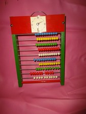 DDR Kinder Holz Rechenschieber