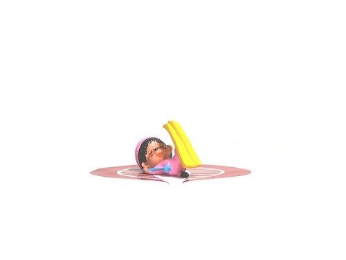 Monchichi figure ski winter - monchichi,