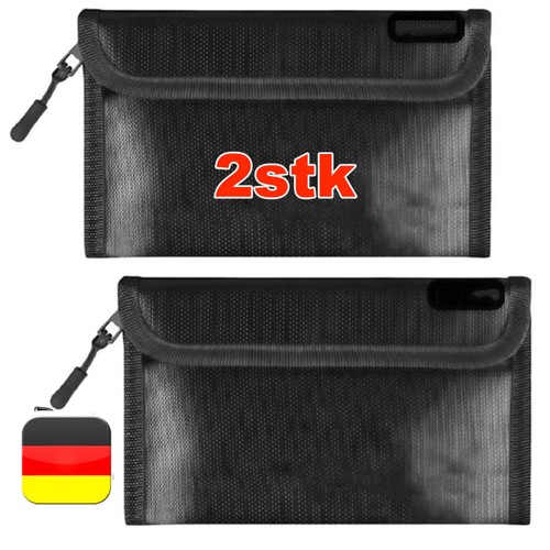 Feuerfeste dokumententasche - 2x,