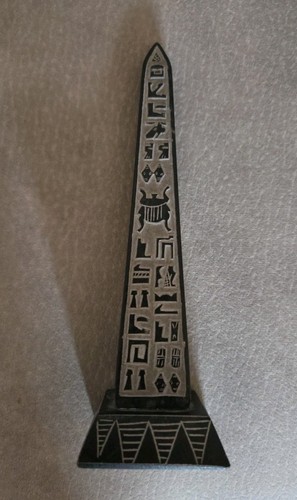 ägyptischer obelisk dekofigur - obelisk,