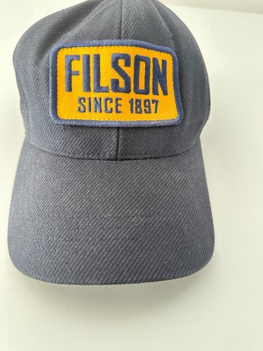 Filson cap blau getragen sehr - filson, cap;blau;getragen,