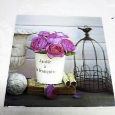 3D Wandbild Blumen Motiv 3D-Effekt 29 cm x 29 cm abwischbar Neu