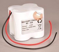 Akkupack 4,8V / 4,5Ah Ni-Cd