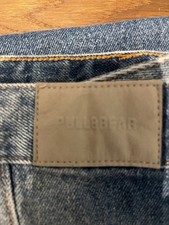 Pull and Bear Jeans Damen Barrel größe 40 blau