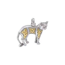 Keltisch Katze 925 Sterling
