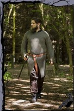 Mittelalter Larp Kettenhemd - Federstahl - unvernietet - Alaric  Epic Armoury