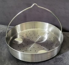 Dampfgareinsatz Siebeinsatz für Schnellkochtopf Edelstahl 20,5 cm