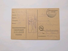 Kriegsgefangenen Post Erster