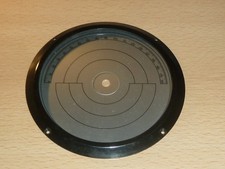 Skalenscheibe Skala 0-180 (0-180 Grad) mit Rahmen und Schutzscheibe, ø 12cm