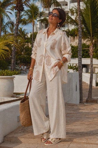 Leichte sommerbluse tunika - sommerbluse,