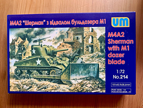 M4a2 sherman mit dozer - um,