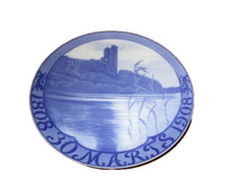 Antiker Sammelteller Wandteller Royal Copenhagen 30. März 1808 1908