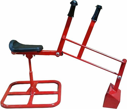 Sitzbagger aus metall - aus,
