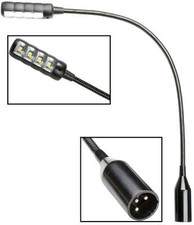 Ultrahelle Profi LED XLR Schwanenhalslampe DJ Mixerlampe Minilight Lampe Leuchte